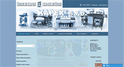 Desktop Screenshot of kapex.sk